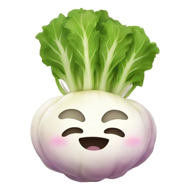 Sleeping turnip sticker