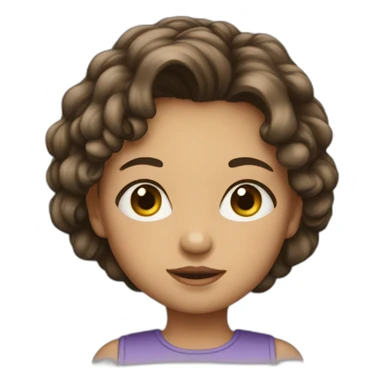 toute petite fille sticker