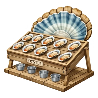 oyster stand sticker