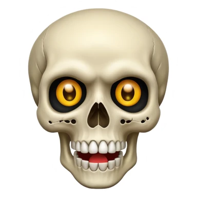 Mélange, c’est deux  emojis 😮💀 sticker