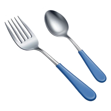 blue-handled oyster fork sticker