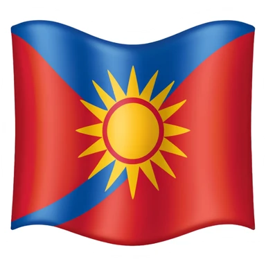 Drapeau gitan emoji sticker