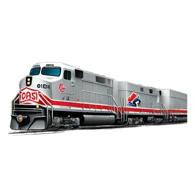 Coors light beer can with a train riding through the mountains  sticker