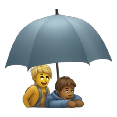 Rainy day sticker