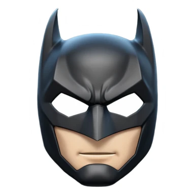 Make a emoji of batman logo pro level  sticker