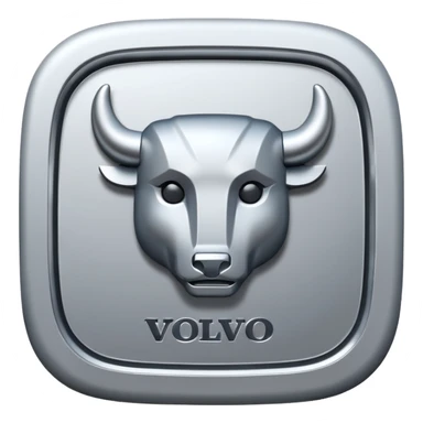 Volvo logo sticker