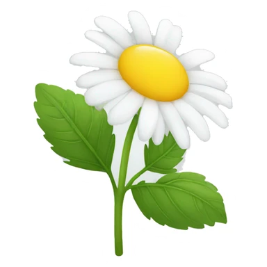 CHAMOMILE with leaf sticker