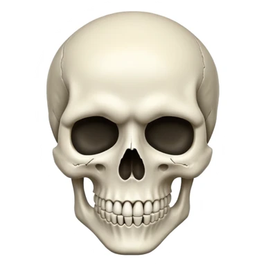 Skull fac sticker