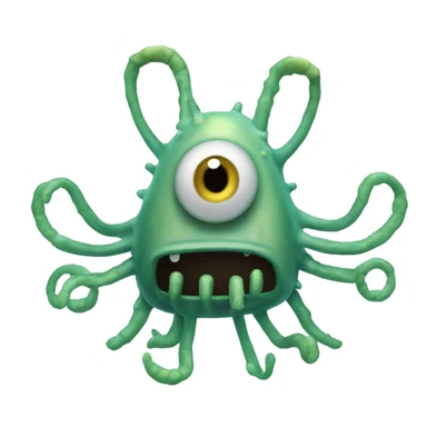 plankton from the cartoon spongebob sticker