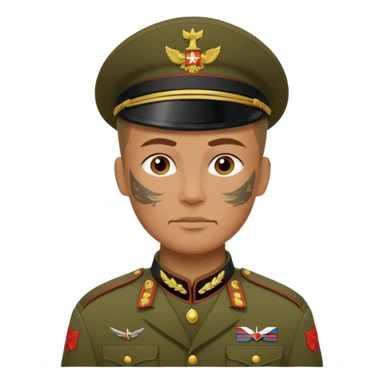 tatooed soldier, Russia ancient sticker