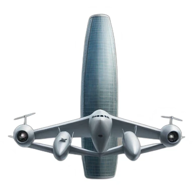 two-towers-plane sticker