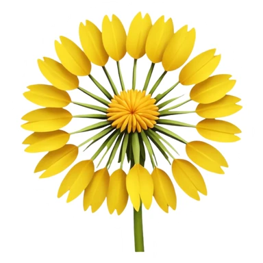 Dandelion flower emoji sticker