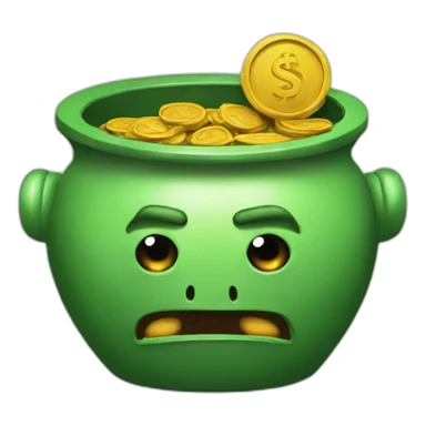 Pot Of Greed sticker