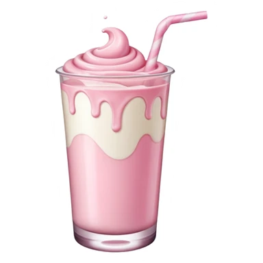 Pink milk sticker