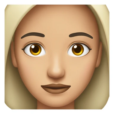 Set of eyebrows  sticker