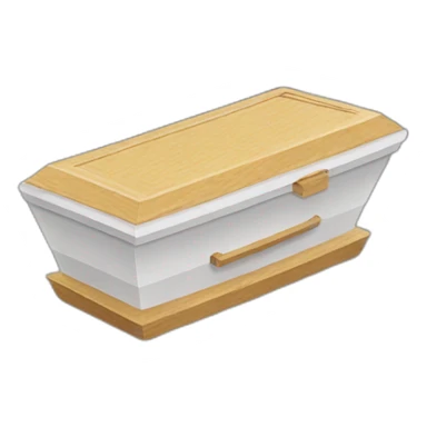 Coffin shaped chip box sticker