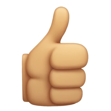 thumbs up close up sticker