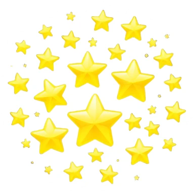 Yellow immunity stars with stars sticker