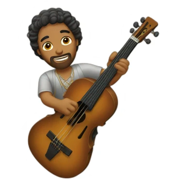 Músico tres caidas sticker