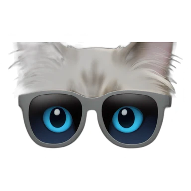 ragdoll cat sunglasses sticker