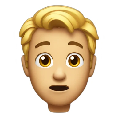 surprised questioning look sticker