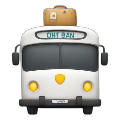 Travel un bus sticker