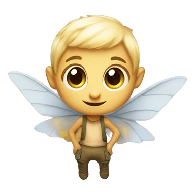 pixie: Small, mischievous creatures with wings that delight in causing chaos and mischief. sticker