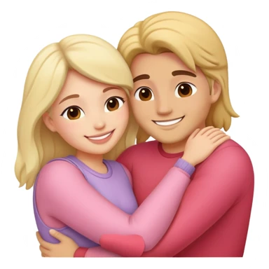 Pastel lush warm-colored romantic Valentine’s Day sticker