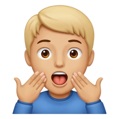 Make a person burping sticker