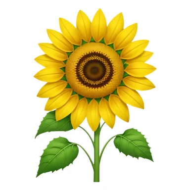 Sunflower sticker