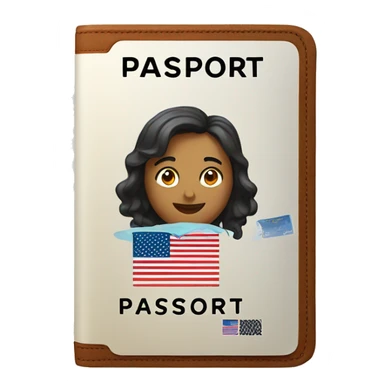 US travel passport  sticker