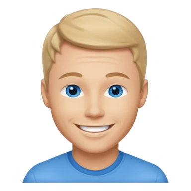 Brian Littrell with blue eyes sticker