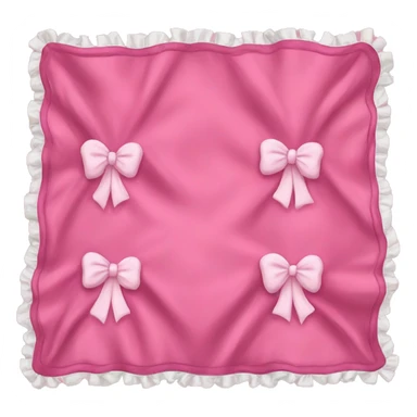 cute pink blanket with bows sticker