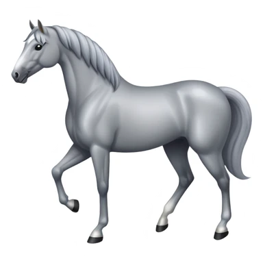 Dapple grey horse sticker