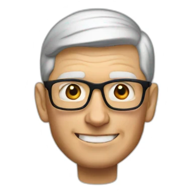 Tim cook. Apple sticker