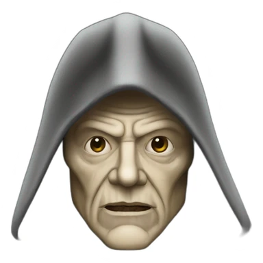 Darth sidious hood sticker