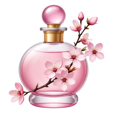 Sakura Cherry Blossom-themed perfume sticker
