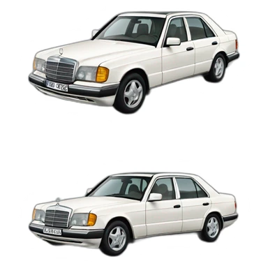 mercedes w124 sticker