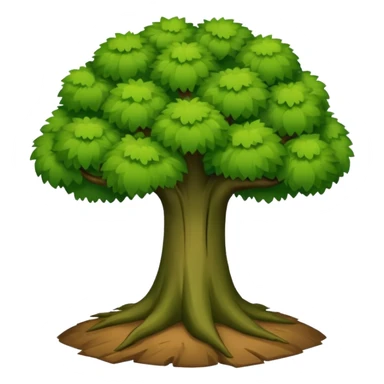 Árbol de chaguil platano verde sticker