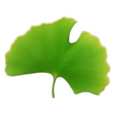 Ginko-leaf sticker