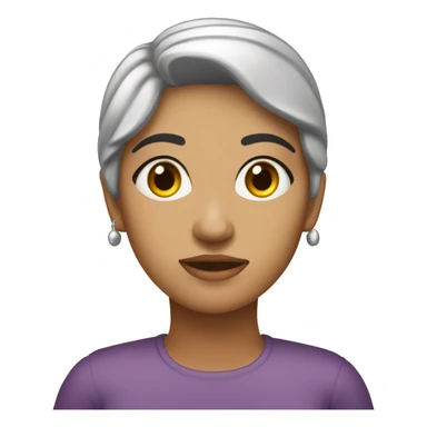 mulher morena psicologa sticker