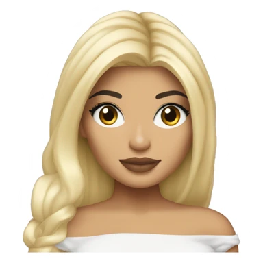 Kylie jenner blonde princess sticker