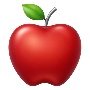 Apple chrome heart  sticker