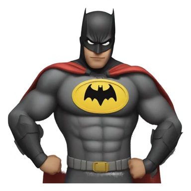 Batman as spider man sticker