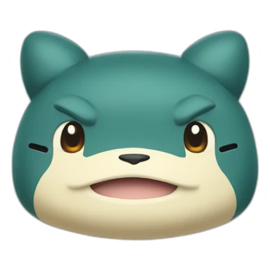 Snorlax pokemon sticker