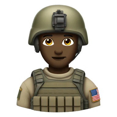 Special forces soldier sticker