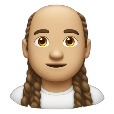 Grosse tête qui rigole sticker