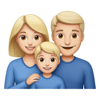 Happy family sticker