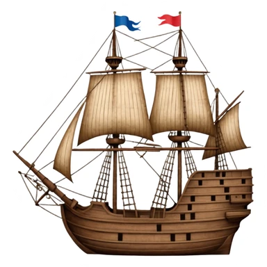 Batavia the Dutch East India Company ship sticker