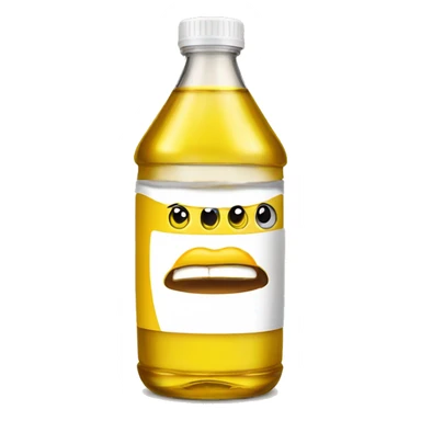 cooking oil bottle sticker